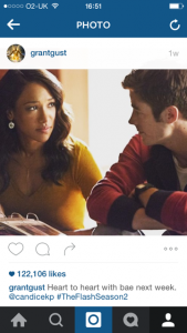 Grant Gustin's Instagram teaser