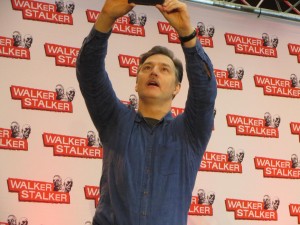 David Morrissey a.k.a. The Governor making time for a stage selfie!